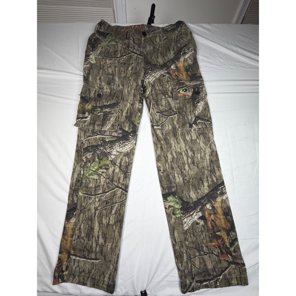 Mossy Oak Camo Cargo Pants Mens Small 28-30 Break-Up Infinity Hunting Trousers